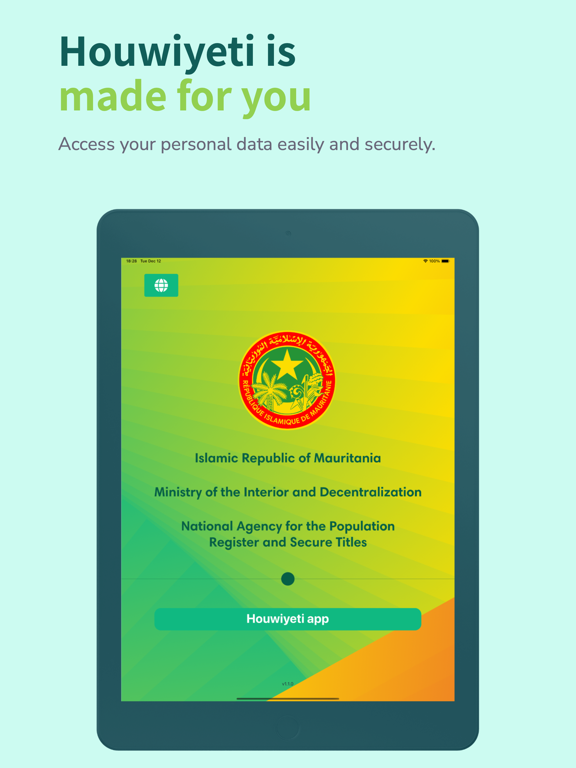 Houwiyeti iPad screenshot 1 - Productivity app