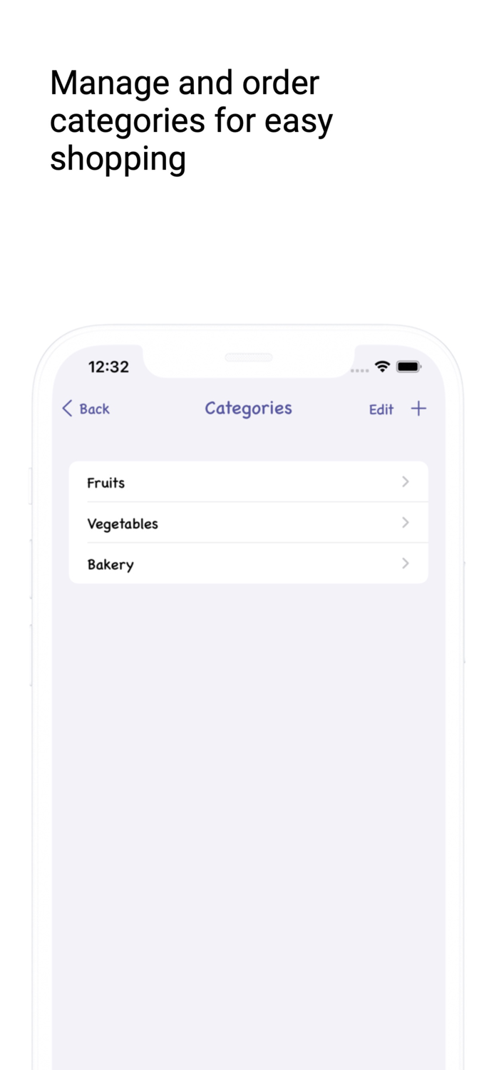 Grocery List Make it simple