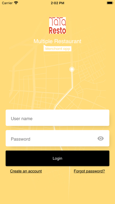 TaTaFoods MerchantApp Screenshot