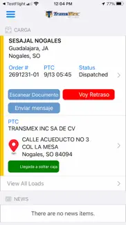 transmex mobile iphone screenshot 2
