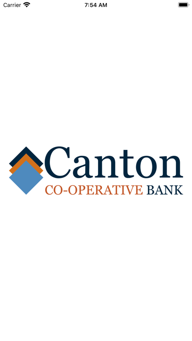 Canton Co-operative Bank Screenshot