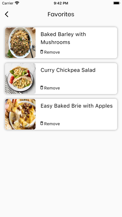 Only Recipe Screenshot