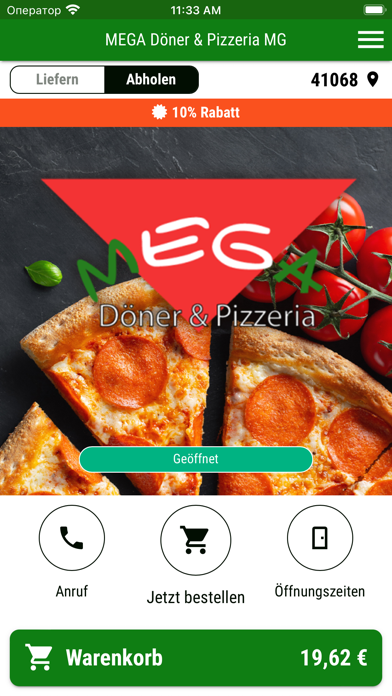MEGA Döner & Pizzeria MG Screenshot