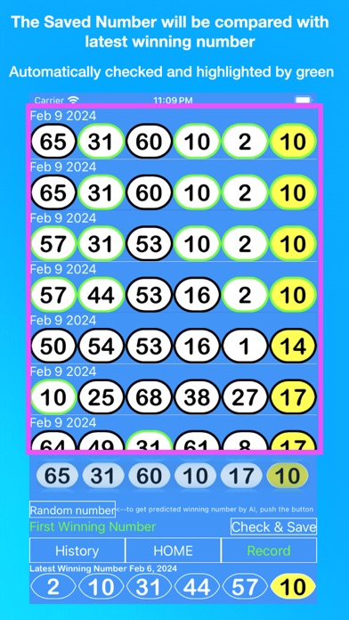 Mega Millions AI Screenshot