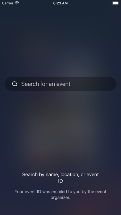 TLC Events Screenshot