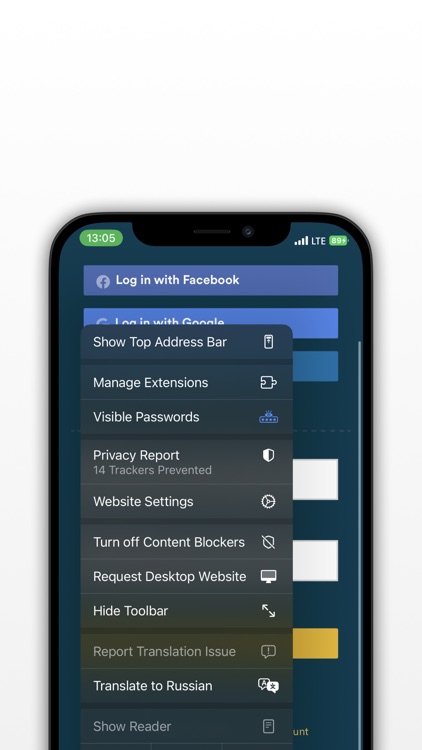 Visible Passwords for Safari