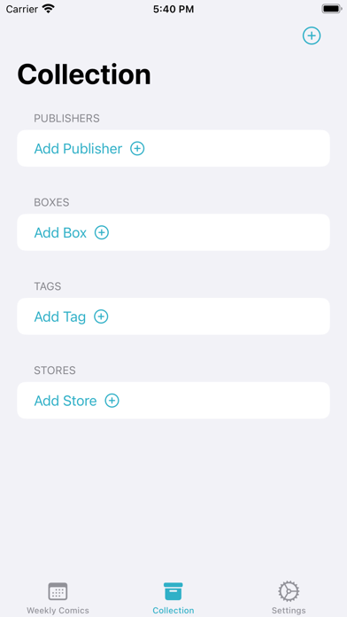 Collect Comics Screenshot