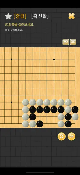 Game screenshot 바둑 사활 - 3000 문제 - 석문기원 실전사활 hack