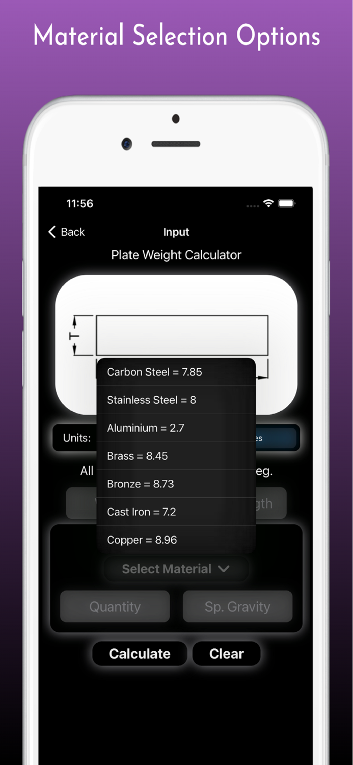 Fabrication Weight Calculator