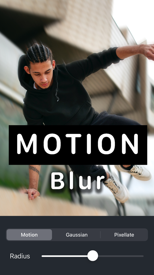 #2. Motion Blur - Photo Effect (iOS) 由: One Pixel Studio