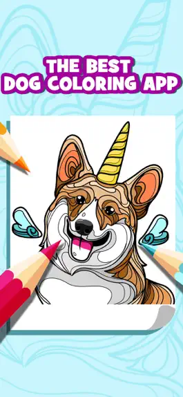 Game screenshot Dog Colouring Book for Adults mod apk