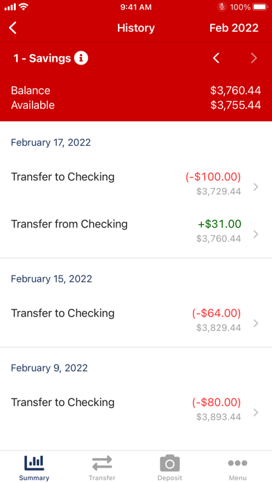 Financial Access FCU Screenshot