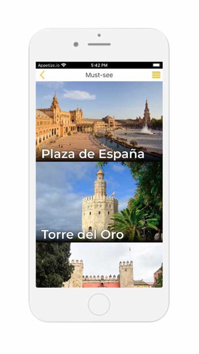 Guide to seville Screenshot