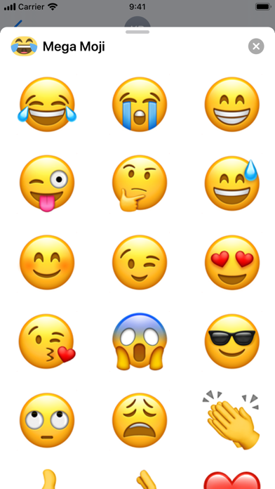 Screenshot #2 pour Mega Moji – Stickers Emoji