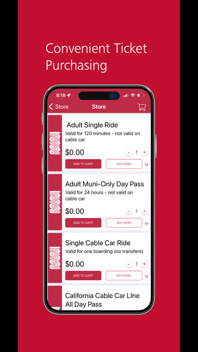 MuniMobile Screenshot