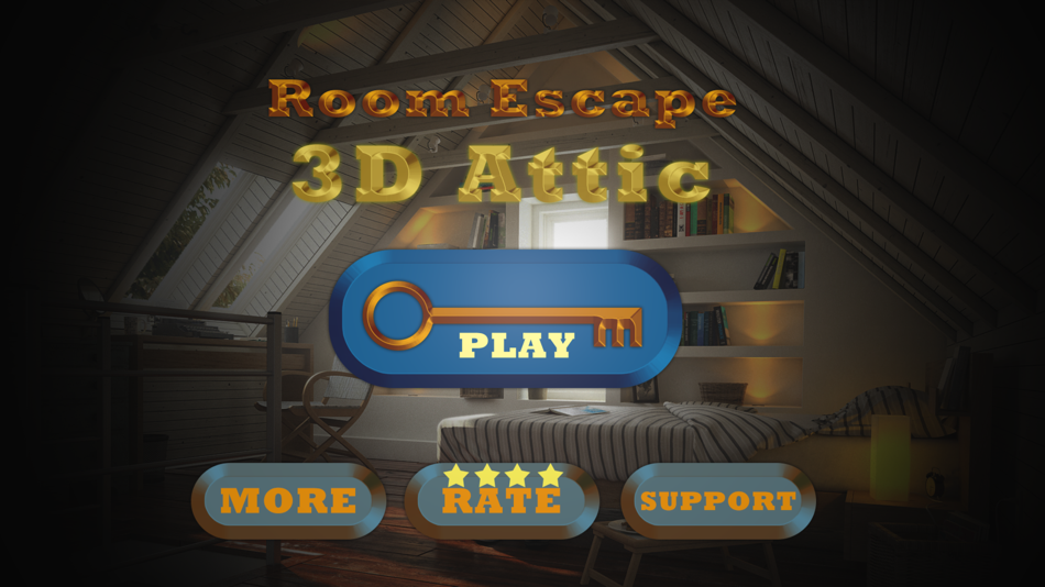 #1. Room Escape 3D Attic (iOS) 由: 国财 胡