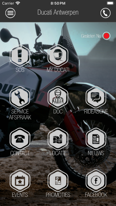 Ducati Antwerpen Screenshot