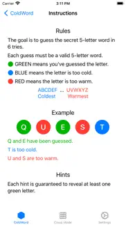 coldword iphone screenshot 1