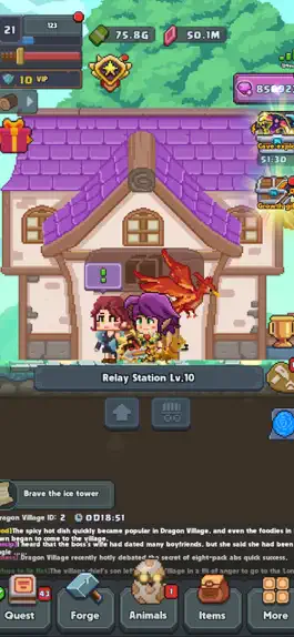 Game screenshot Dragon and Warrior-Mining RPG hack