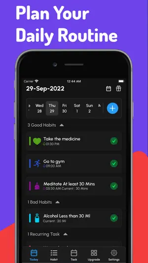 Fabulous Daily Routine Planner screenshot 1