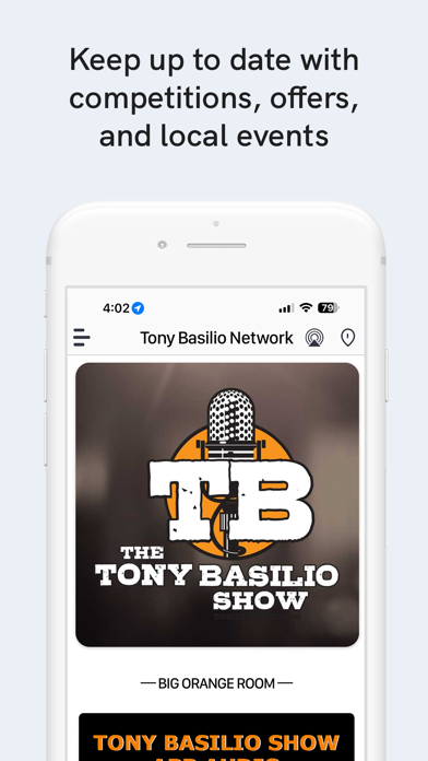 Tony Basilio Network Screenshot