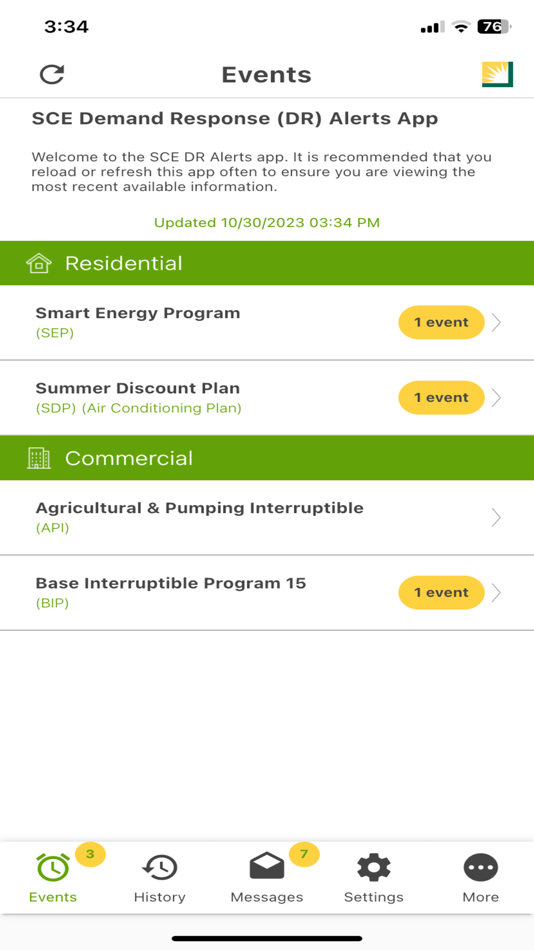 #1. SCE DR Alerts (iOS) By: Southern California Edison