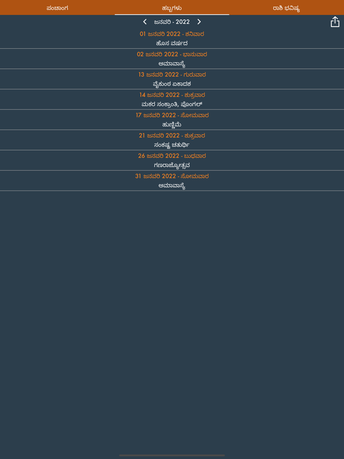 Kannada Calendar 2024 Panchang