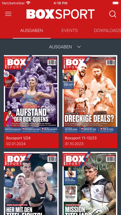 Boxsport eMagazine