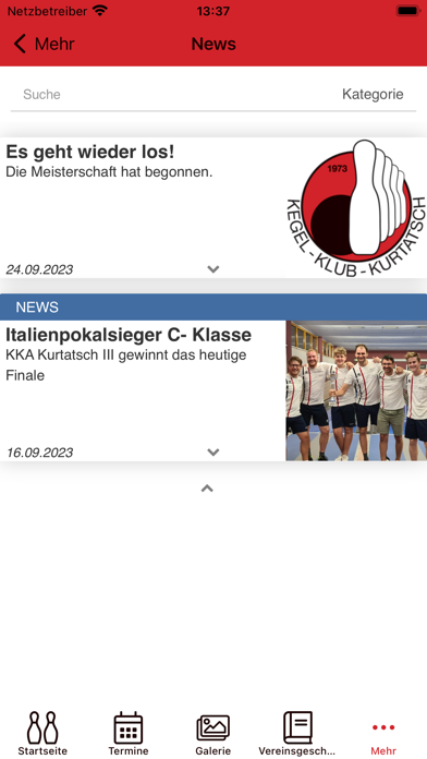 Kegelklub Kurtatsch Screenshot
