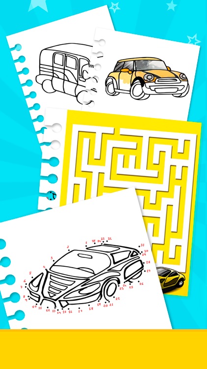Cars Coloring Book Set