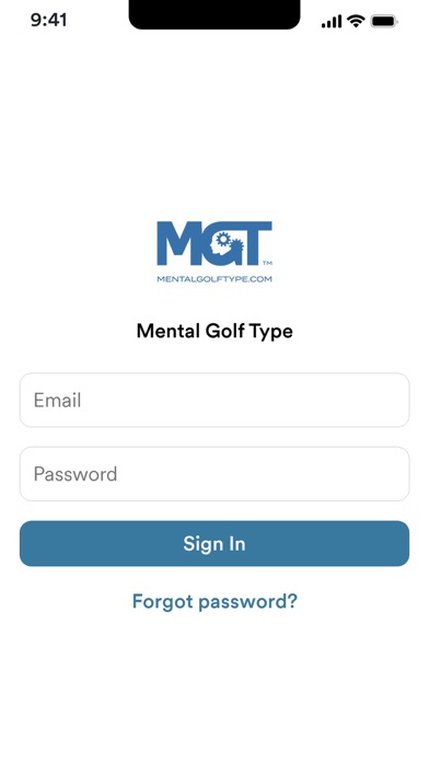Mental Golf Type Screenshot