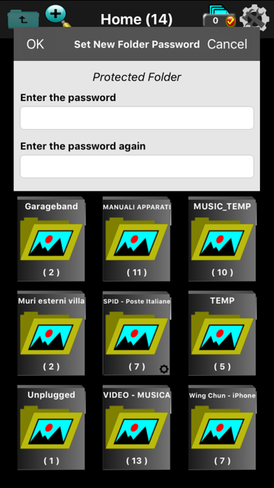 iFolders Safe Screenshot