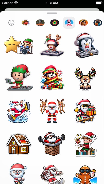 Fun 3D Christmas LOL Stickers!