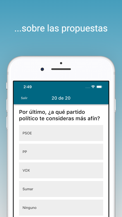 Elecciones 23J Screenshot