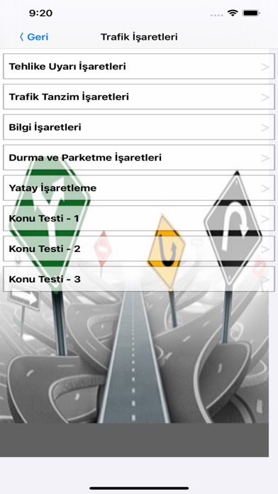 Sürüş ve Ehliyet Rehberi Screenshot