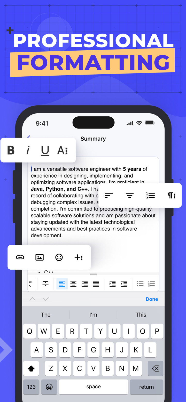 AI Resume Builder Pdf Document screenshot 3