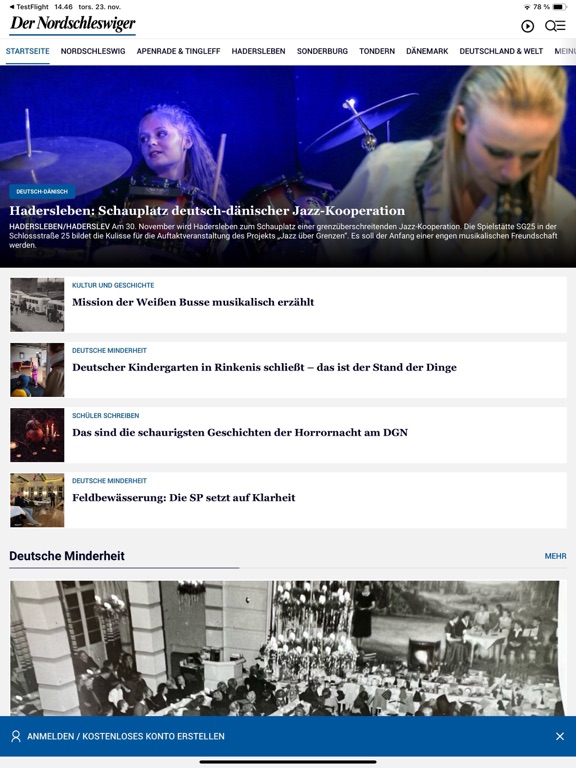Screenshot #4 pour Der Nordschleswiger - News-App