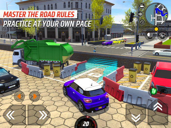 Car Driving School Simulator iPad app afbeelding 3