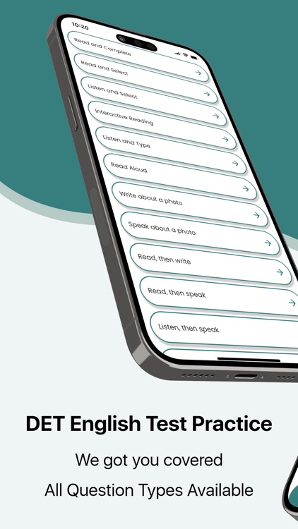 DET Success: Practice for test