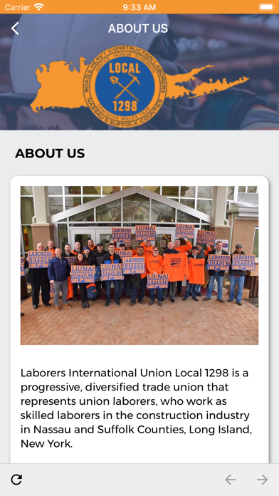 LiUNA 1298 Screenshot 1 - AppWisp.com LiUNA 1298 Screenshot 1 - AppWisp.com