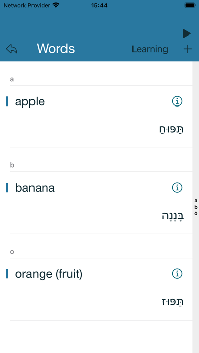 The Seven Hebrew Binyanim Screenshot