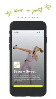savor + sweat iphone screenshot 1
