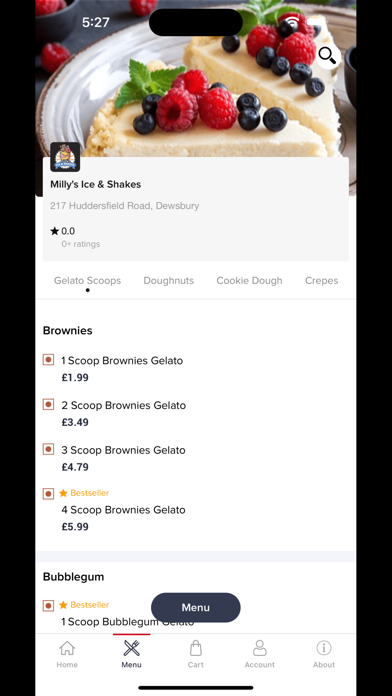 Milly's Ice & Shakes Screenshot