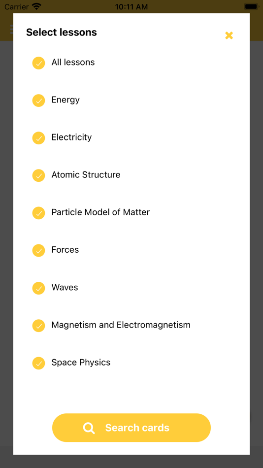 #2. GCSE Physics Flashcards (iOS) Podle: Saman Wijenayake