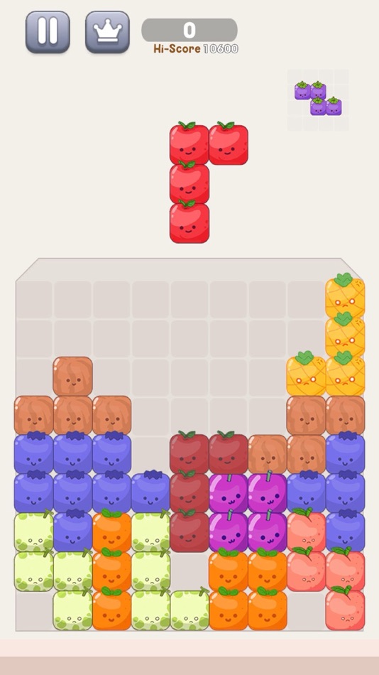 #3. Drop Fruit - Block Puzzle Mix (iOS) 由: Son Phung Hong