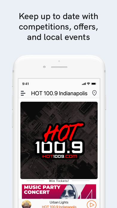 HOT 100.9 Indianapolis Screenshot