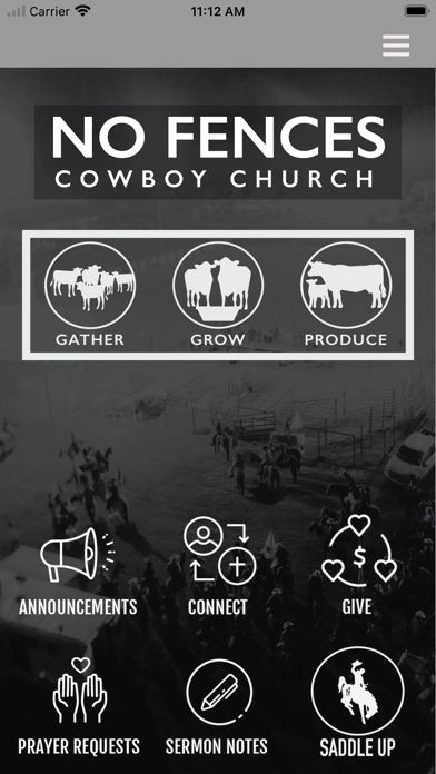 No Fences Cowboy Church App Screenshot