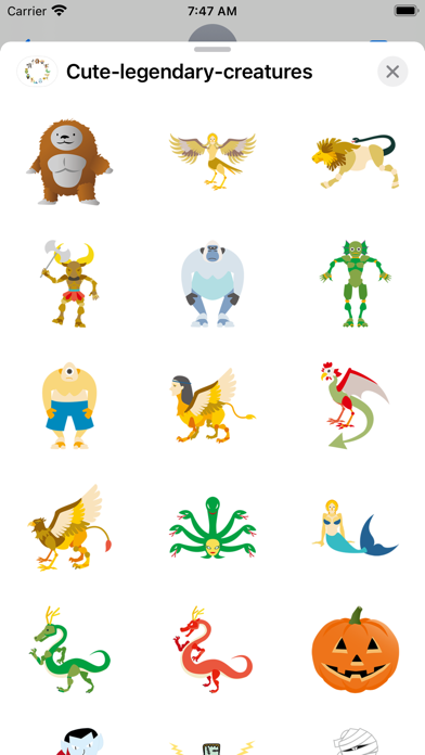 Screenshot #1 pour Mignonnes créatures légendaire