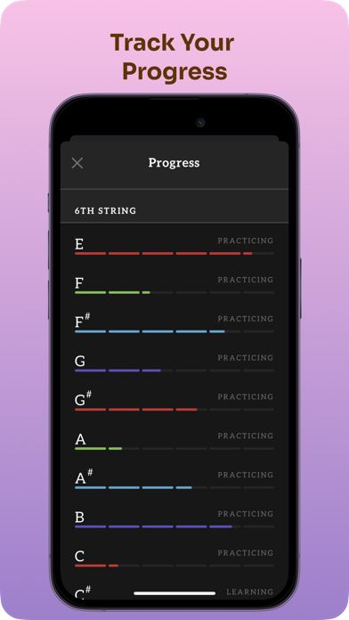 Fret Pro Guitar Notes Trainer Screenshot