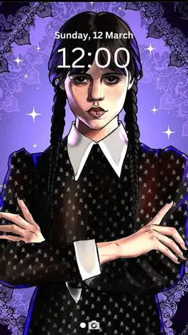Game screenshot Wednesday Addams Wallpaper 4k mod apk